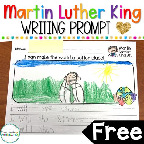 Martin Luther King Jr. Day Writing Freebie!