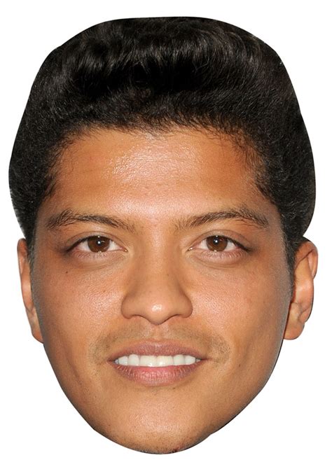 Bruno Mars celebrity face mask Fancy Dress Face Mask 2021 - Celebrity ...