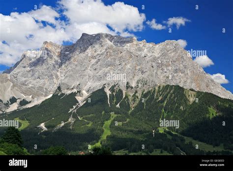 Zugspitze Mountain, Germany Stock Photo - Alamy