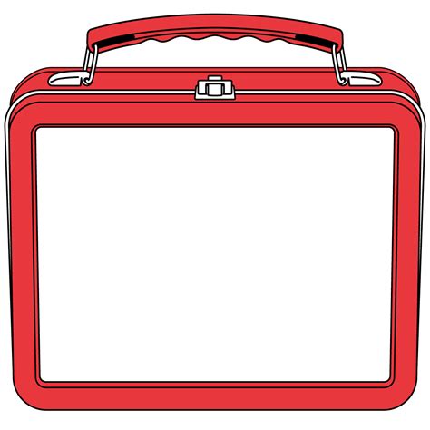 Clip Art: Lunch Box Red | Clipart Panda - Free Clipart Images