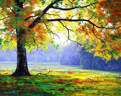 40 Simple and Easy Landscape Painting Ideas