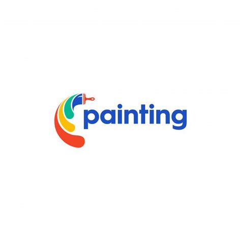 Premium Vector | Colorful logo paint brushes for logo | Colorful logo ...