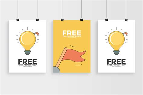 PSD A4 Poster Mockup - Best Free Mockups