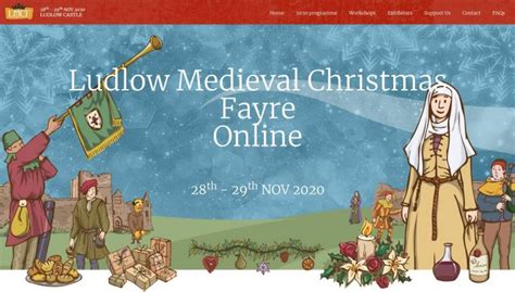 Ludlow Medieval Christmas Fayre Moves Online - Medieval Archives