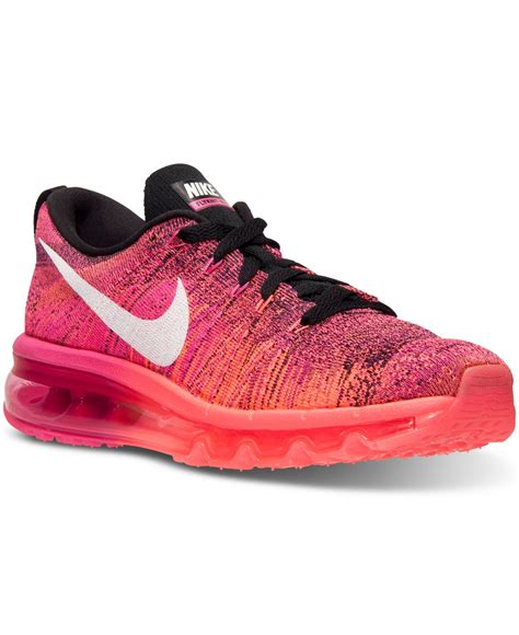 Lyst - Nike Women's Flyknit Air Max Running Sneakers From Finish Line ...