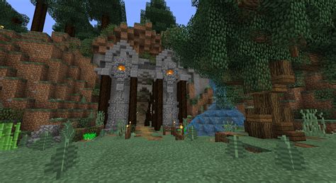 My SSP underground base entrance : r/Minecraft