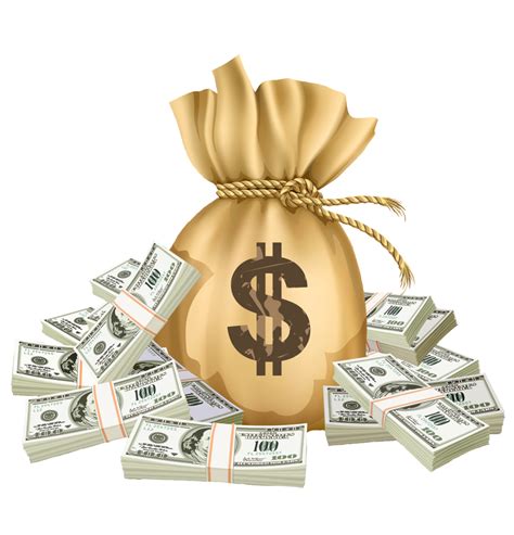 transparent background money bag - Clip Art Library