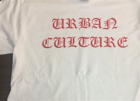 Red Old English Logo S/S | UrbanCultureClothingCo