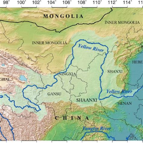 Early human settlements within the reaches of the Yellow River ...