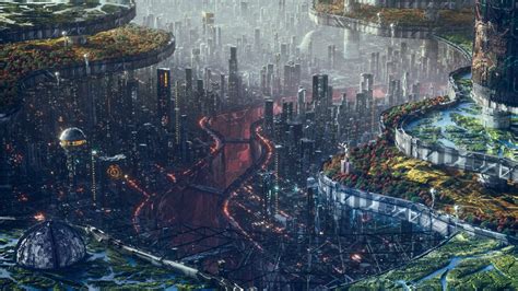 1366x768 A VR City HD Sci Fi 1366x768 Resolution Wallpaper, HD Artist ...