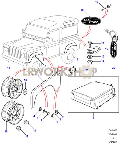 Land Rover Defender Parts Diagram | Reviewmotors.co