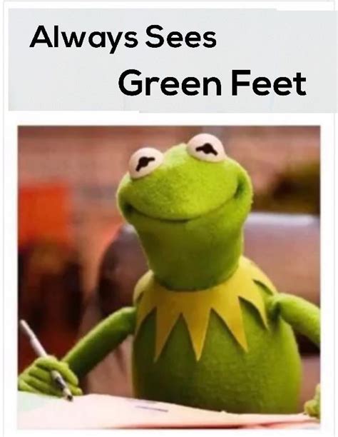 Hermit the Frog Frogs Green. Green Feet | Funny relatable memes, Really ...