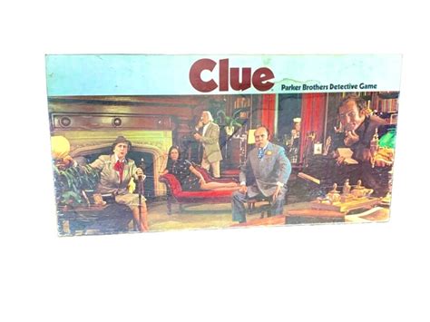 Clue Parker Brothers Detective Game 1972 - Etsy