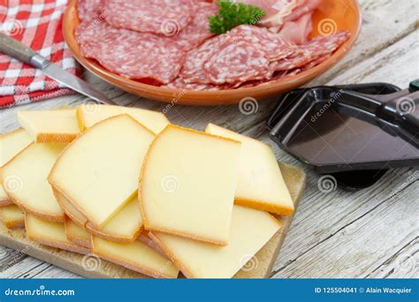 Raclette cheese stock image. Image of french, traditional - 125504041