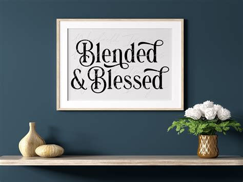 Blended and Blessed SVG Blended Family Svg Blended Family | Etsy