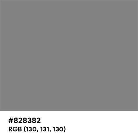 Neutral Grey color hex code is #828382