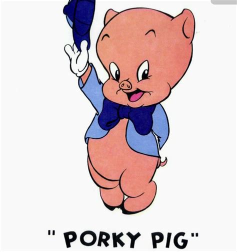 Porky Pig created in 1935. "th-th-th-that's all folks" | Retro cartoons ...