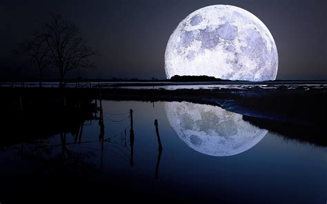 Wallpapers For Full Moon Wallpaper Desktop 2880x1800 | Moon on the ...