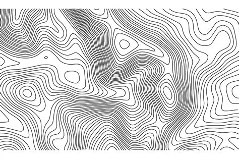 Topographic map contour background. | Illustrator Graphics ~ Creative ...