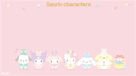 Aesthetic Sanrio Desktop Wallpaper