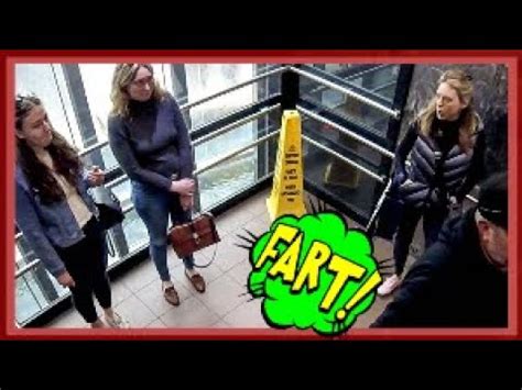 Funny Fart Pranks In Elevator - Sandra Funny HD