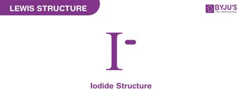 Iodide (I-) - Iodide Structure, Molecular Mass, Properties and Uses