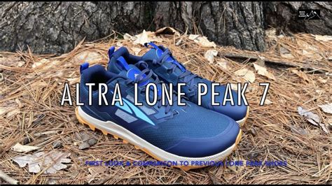 Altra Lone Peak 7 First Look - YouTube