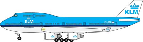 263. Boeing 747-400 KLM by dentekenaer on DeviantArt