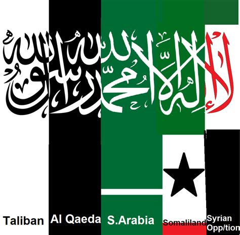 Flags on Which the Shahadah text is used : r/vexillology