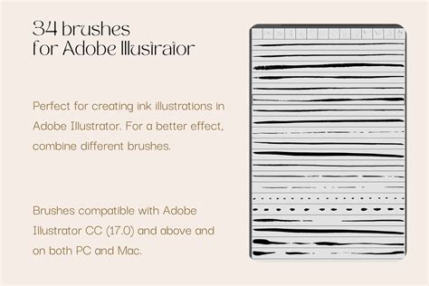 Ink Brushes For Adobe Illustrator - Design Cuts