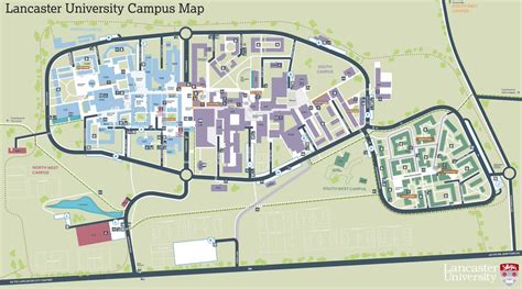 Lancaster University Campus Map