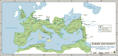 Map of the Roman Empire AD 117 (USMA)