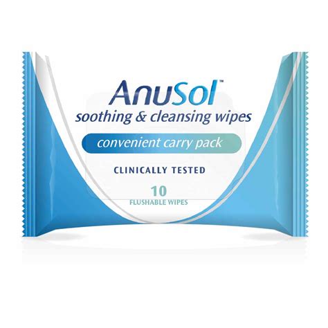 Anusol Cleansing & Soothing Wipes 10 Pack | Wilko