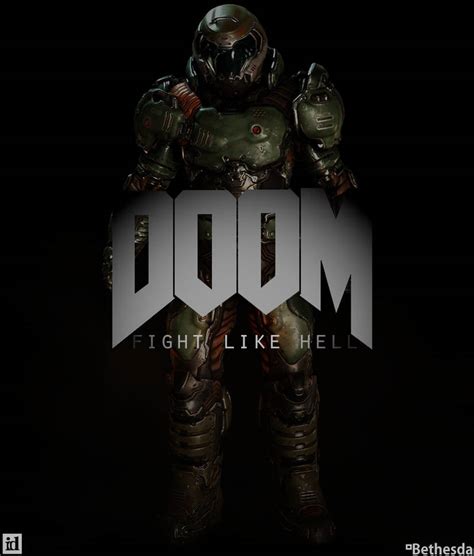 Doom: Fight like hell poster by K189KYUSweetie on DeviantArt