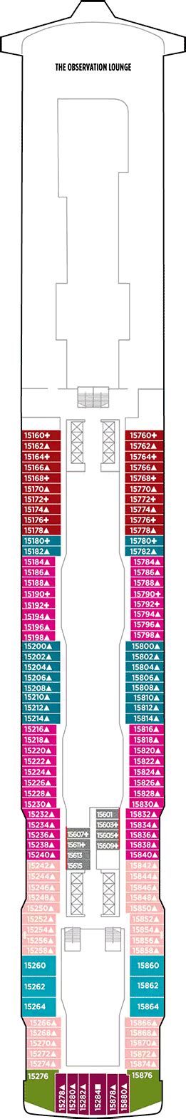 Norwegian Encore Deck plan & cabin plan