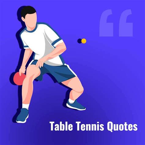 Top Table Tennis Quotes, Statuses & Instagram Captions for TT players ...