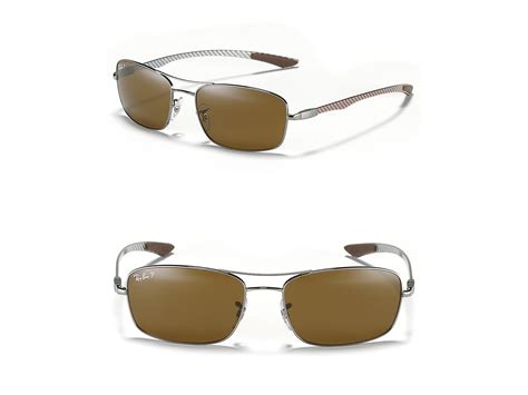 Lyst - Ray-Ban Tech Polarized Aviator Sunglasses in Brown for Men