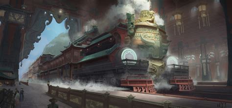 ArtStation - train station