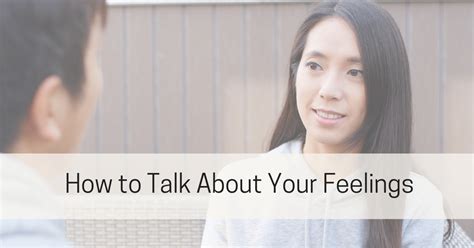 How to Talk About Your Feelings - Live Well with Sharon Martin