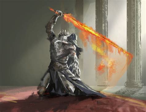 Lorian and Lothric by YeastSoldier Dark Souls Art, Dark Art, Soul Saga ...