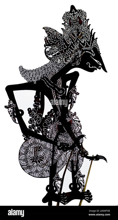 Javanese Shadow puppet, Wayang Kulit, Java, Indonesia Stock Photo - Alamy