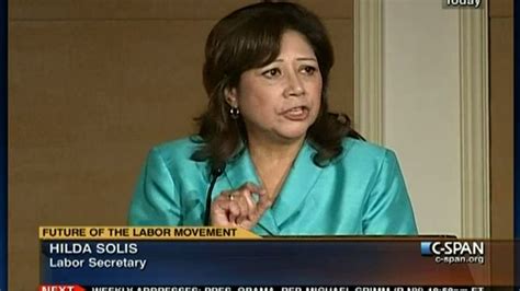 Secretary of Labor Hilda Solis on the Labor Movement | C-SPAN.org