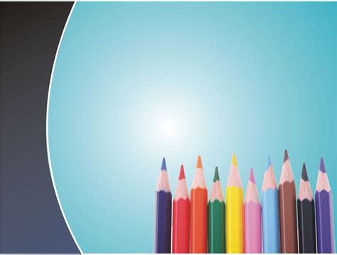 School pencils PPT Backgrounds for Microsoft Powerpoint | Background ...