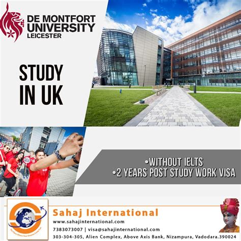 Apply in University of De Montfort University - Sahaj International