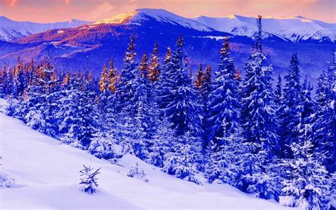 HD Snow Mountain Slope Wallpaper | Download Free - 87561