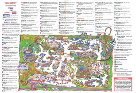 Knotts Berry Farm Map California - Printable Maps