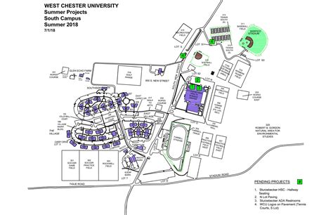 West chester university south campus map - stackgar