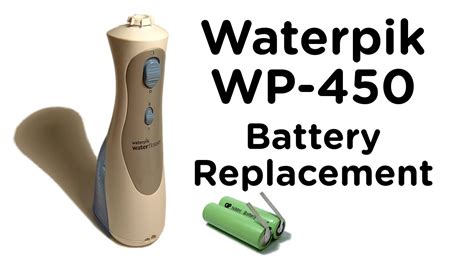 Waterpik WP-450 Water Flosser Battery Replacement Guide - YouTube