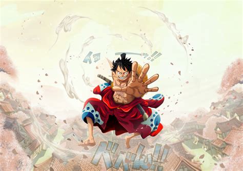 Luffy Wano Desktop Wallpaper