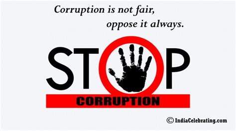 Slogans on Corruption - Best and Catchy Corruption Slogan